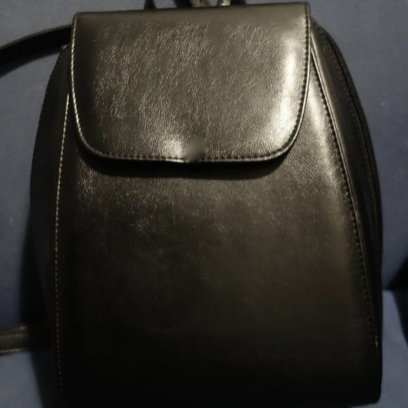 Black Fashion Mini-Backpack - Picture 2 of 4